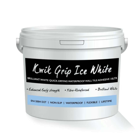 Luxury Tiles Kwik Grip Ice White Wall Tile Adhesive 15kg