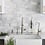 Luxury Tiles White Marble Metro Brick Wall and Floor Mosaic Tile