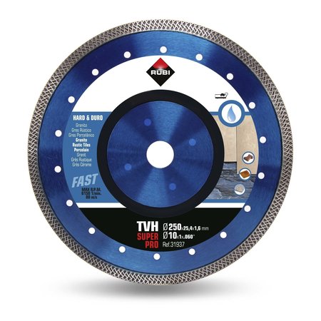 Rubi Tools TVH 250mm Hard Materials Diamond Blade