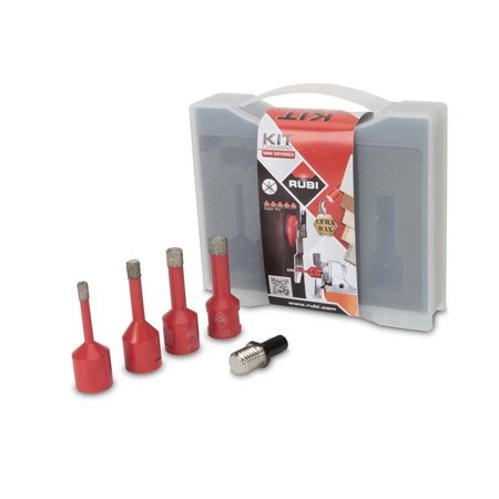 Rubi Tools Mini Drygres Diamond Drill Bits Kit