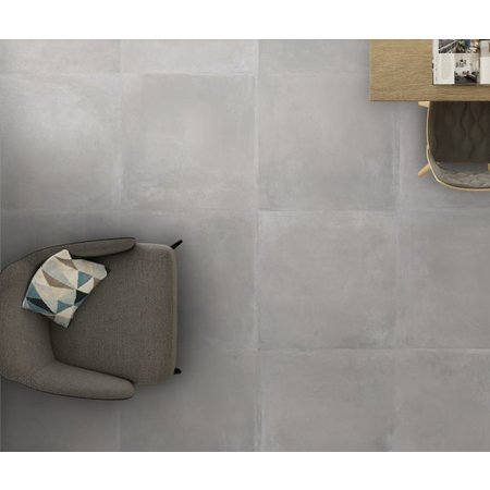 Luxury Tiles Dark Gris Grey 750x750mm stone effect floor tile