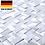 Luxury Tiles Mosaic and  Aluminium Silver Star 3D Tile 27cmx27cm