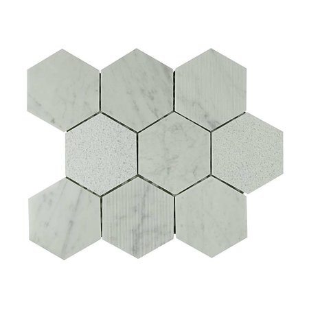 Luxury Tiles Geometric Thunder Wall and Floor Tile 30cm x 28.5cm