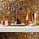 British Ceramic Tiles Bronze Foil Glass Mosaic  300x300mm