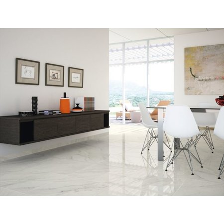 Luxury Tiles Envy Marble Effect Polished Tile 600x600mm