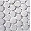 Luxury Tiles Ashen Penny Mosaic Wall Tile 23cm x 26cm