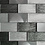Portland Grey Glass Brick Mosaic Tile