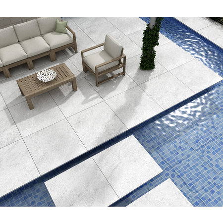 Luxury Tiles County Hammer stone Grey 600x600x20mm Outdoor tiles