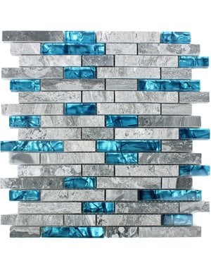 Luxury Tiles Natural Lapis Lazuli Brick Mosaic Tile