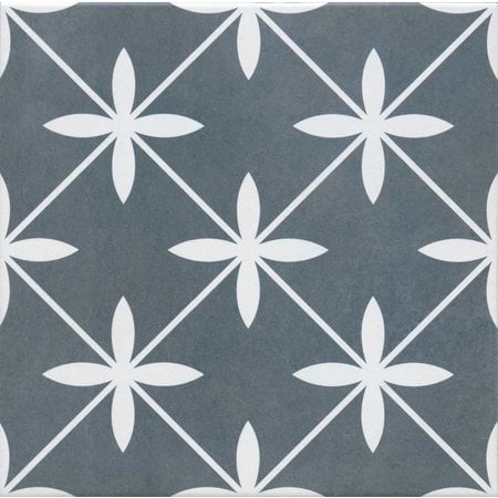 British Ceramic Tiles Wicker Charcoal Floor and Wall Tile 33x33cm - Ceramic