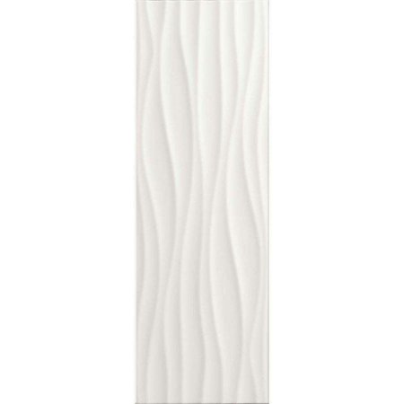 Luxury Tiles White Wave Décor Tile 75x25cm