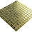 Luxury Tiles Mosaic Ritz Gold Ceramic Wall Tile 330x302mm