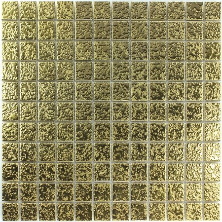 Luxury Tiles Mosaic Ritz Gold Ceramic Wall Tile 330x302mm