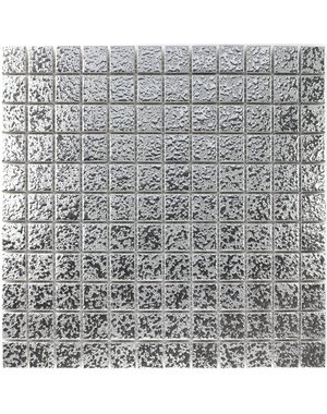  Mosaic Ritz Silver Ceramic Wall Tile 330x302mm