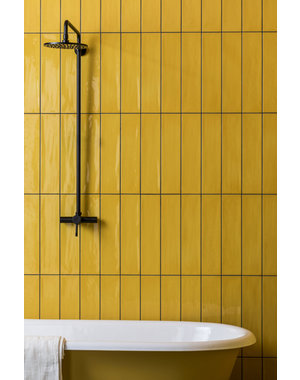 Luxury Tiles Butterscotch Metro Flat Gloss Ceramic 200x100mm