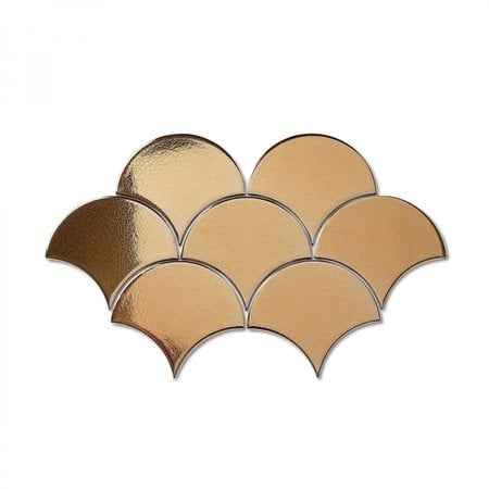 Luxury Tiles Fish scale Gold Decor Wall Tile