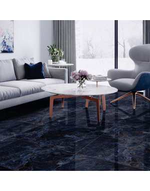 Luxury Tiles Luxury Venetian Blue Floor and wall Tile 60x60cm