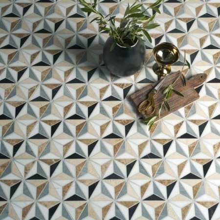 Ca' Pietra Istanbul Honed Marble Mosaic Tile