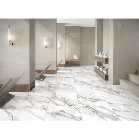 Natural Calacatta Marble Effect Polished Porcelain ...
