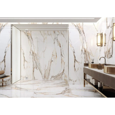 Gold Marble Effect 60x120cm Wall and Floor Porcelain Tile