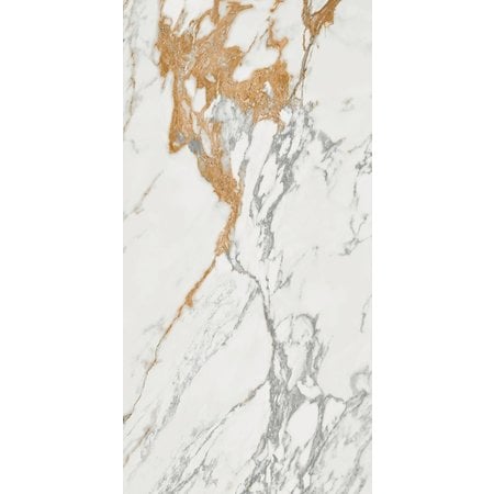 Luxury Tiles Milan Gold High Polish 600x1200mm Marble Effect Tile