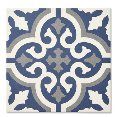 Luxury Tiles Manor House Blue Pattern Floor and Wall Tile