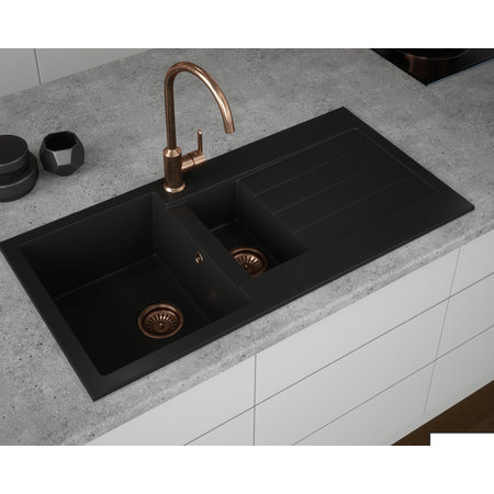 Comite 1.5 Bowl Black Kitchen Sink