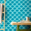 Luxury Tiles Drops Persian Teal Mosaic Tile