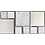 Luxury Tiles Fantasy Silver Square Mix Mosaic Tile