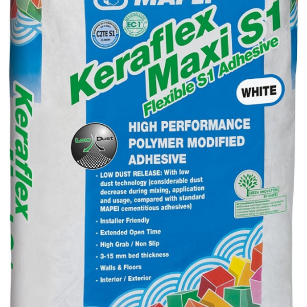 Mapei White Keraflex Maxi Tile Adhesive 20KG Luxury Tiles