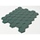 Luxury Tiles Racing Green Hexagon Mosaic Tile