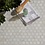 Ca' Pietra Long Island Marble Hexagon Mosaic Tile 30.5x26