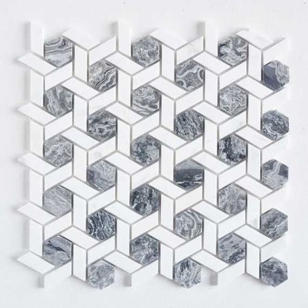 Luxury Tiles Aragon Marble Hexagon Marble Tiles