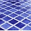 Luxury Tiles Mediterranean Swimming Pool Dark Blue Mosaic Tile