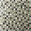 Luxury Tiles Felix Natural Glass and Green Grey Stone Mosaic Tile