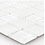 Luxury Tiles White Peel and Stick Glass Mosaic Tile -Self Adhesive