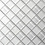 Luxury Tiles White Peel and Stick Glass Mosaic Tile -Self Adhesive