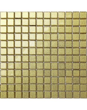 Luxury Tiles Elena Gold Glitter Mosaic Tile 300x300mm