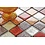 Luxury Tiles Chiara Glass Foil Mix Mosaic Tile 300x300mm