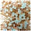 Luxury Tiles Teresa Button Glass Mosaic Tile 30x30cm