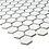 Luxury Tiles Microhex White Matt Floor & Wall tile