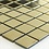 Luxury Tiles Stella Gold Glass Mosaic Tiles 33x31cm