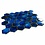 Luxury Tiles Nemesis Blue Hexagon Mosaic Wall & Floor Tile