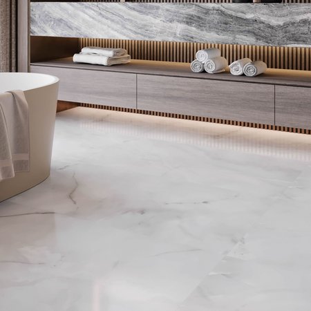 Luxury Tiles Onyx Nuvolato Rectified Honed Porcelain 60x60cm Tile