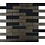 Luxury Tiles Black Basalt Linear Mosaic Tiles