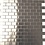 Luxury Tiles Metallic Brick Mosaic Tiles 300x300mm