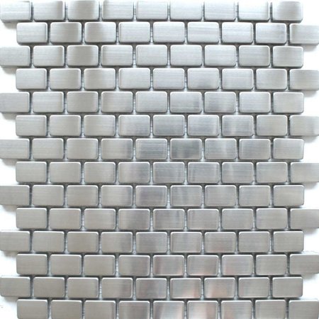 Luxury Tiles Metal Square Polished Mosaic Tiles 305x285mm