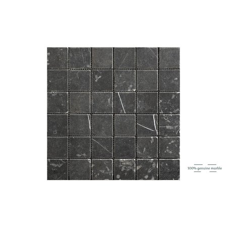 Luxury Tiles Taurus Nero mosaic marble Wall and Floor Tile 30.5x30.5cm