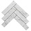 Luxury Tiles Herringbone Carrara Marble Mosaic Tiles Polished