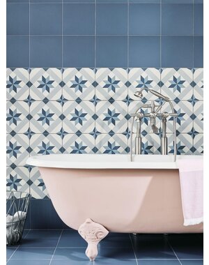 Luxury Tiles Yorkshire Blue Pattern Floor and Wall Tile